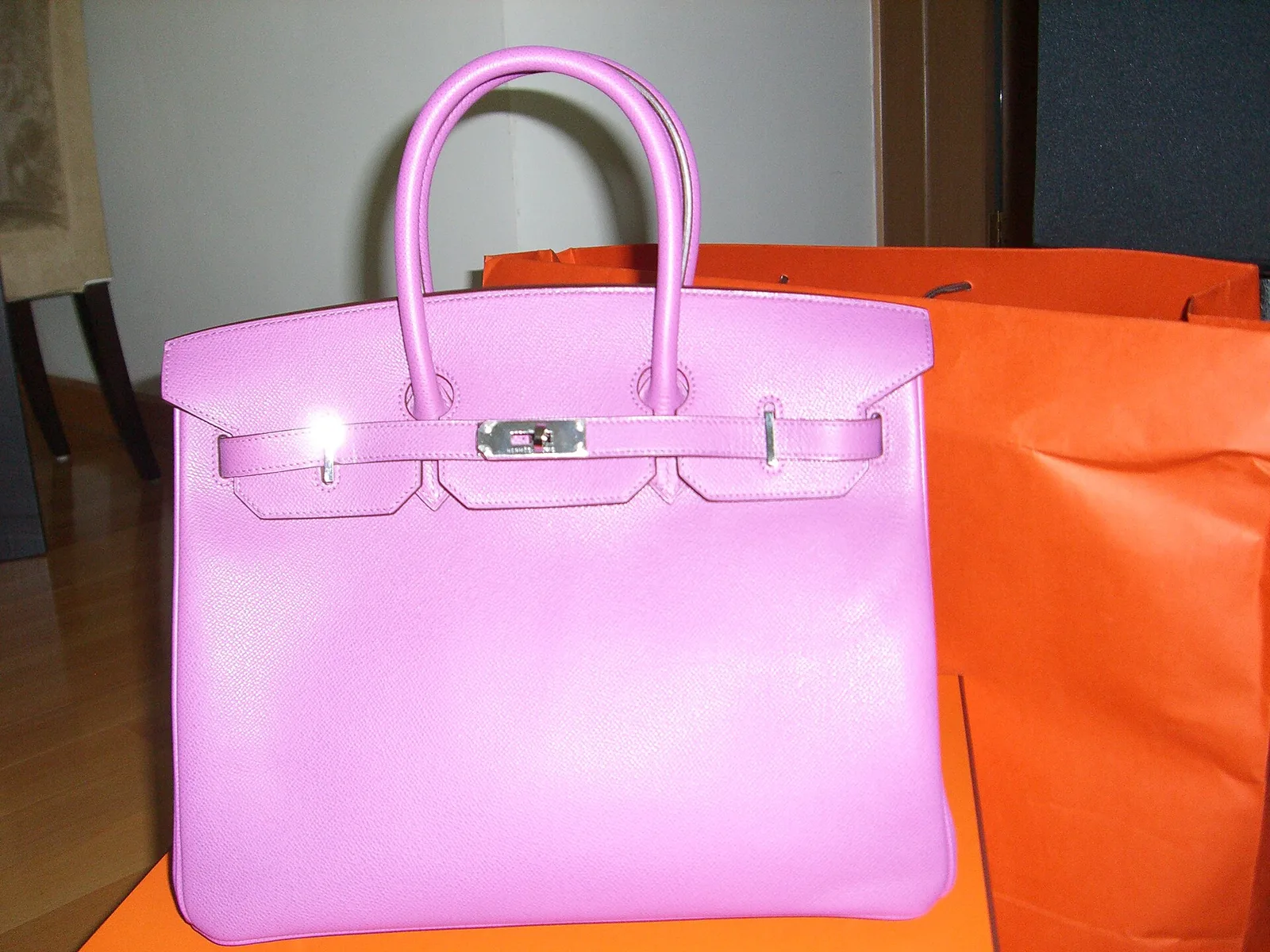 Hermès Birkin 35, black Togo, palladium hardware