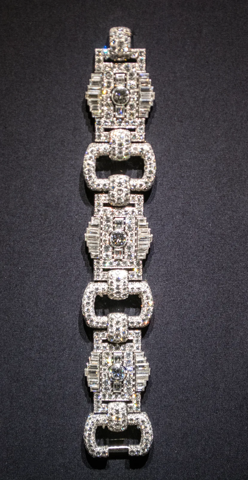 Cartier, a linked bracelet in yellow gold